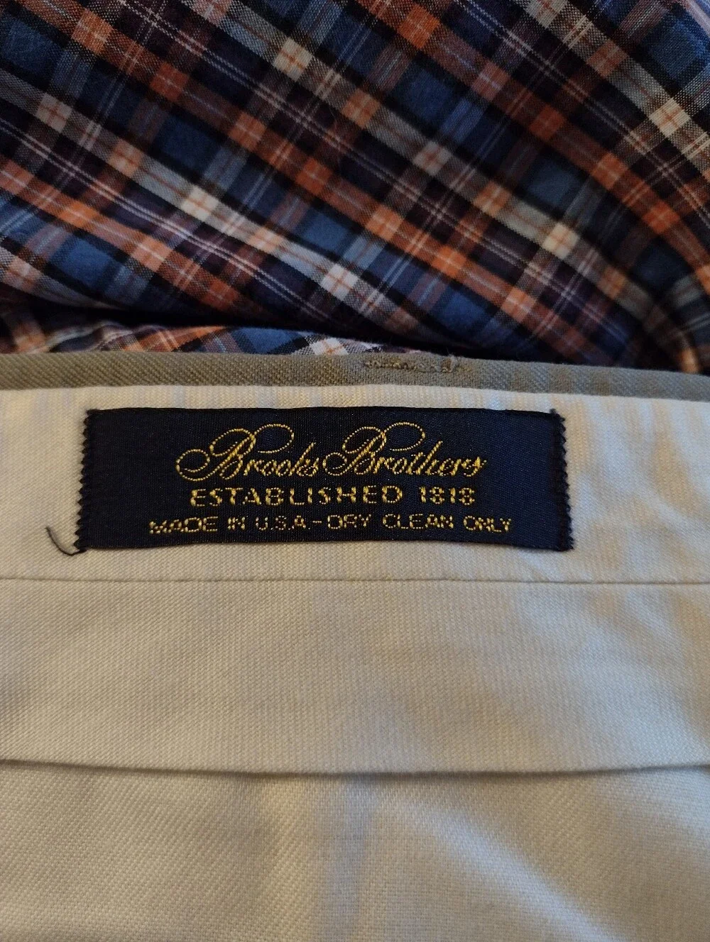 VTG Brooks Brothers Wool Dress Pants Mens 36X30.5